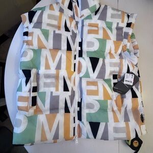 NWT FP Movement In a Bubble Vest Blocked Logo Size Small